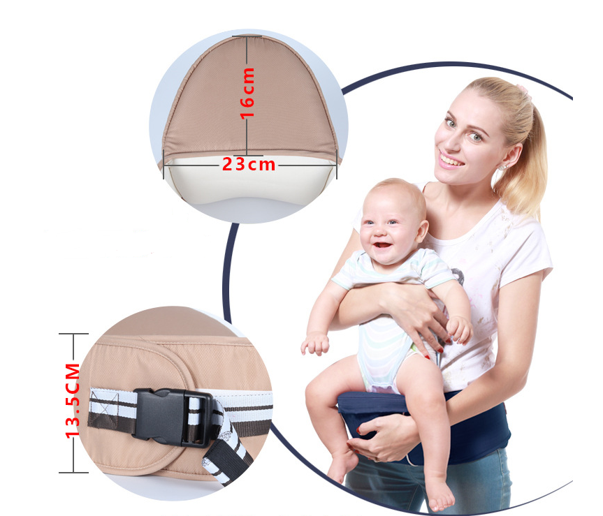 Thumbnail: Breathable Multi-Functional Baby Carrier and Waist Seat