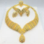 Miniatura: 24K Gold-Plated Jewelry Set: Necklace, Bracelet, Ring, Earrings