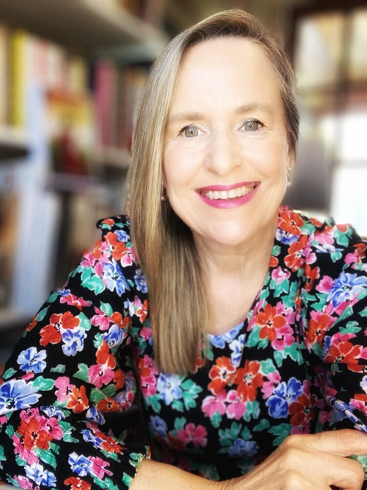 Author Paula Greenlees smiling