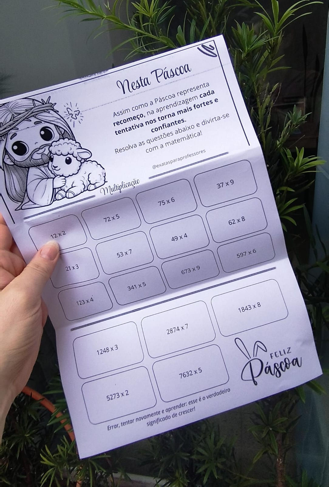 Páscoa - Divisão e Multiplicação