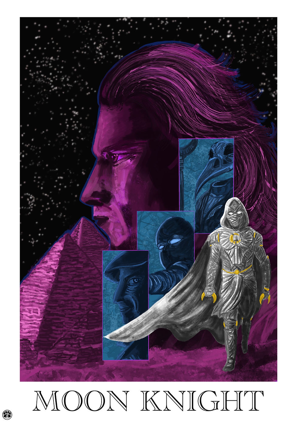 Moon Knight Fan Art Poster