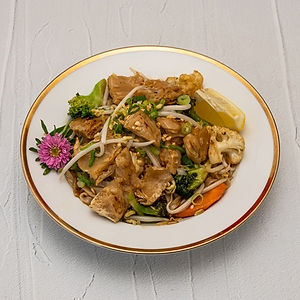Plant-based Chicken Pad Thai
