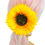 Thumbnail: Large Majestic sunflower, hair flower, hair clip crocodile alligator claw clip