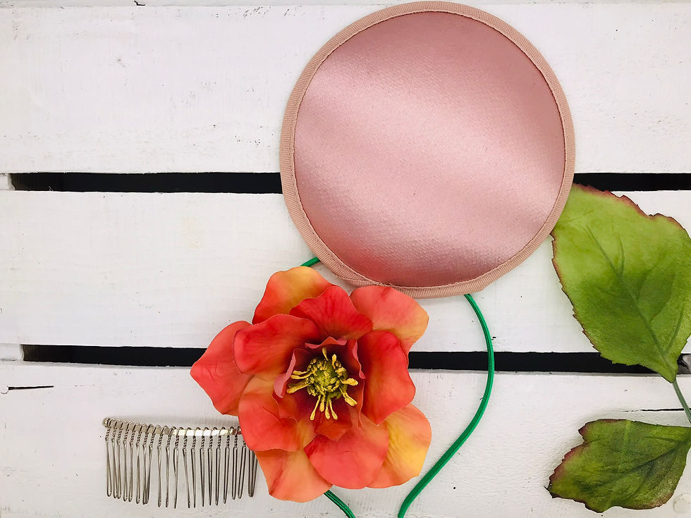 flower hair comb
