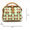 Thumbnail: Real leather handbag in Birds of Paradise print