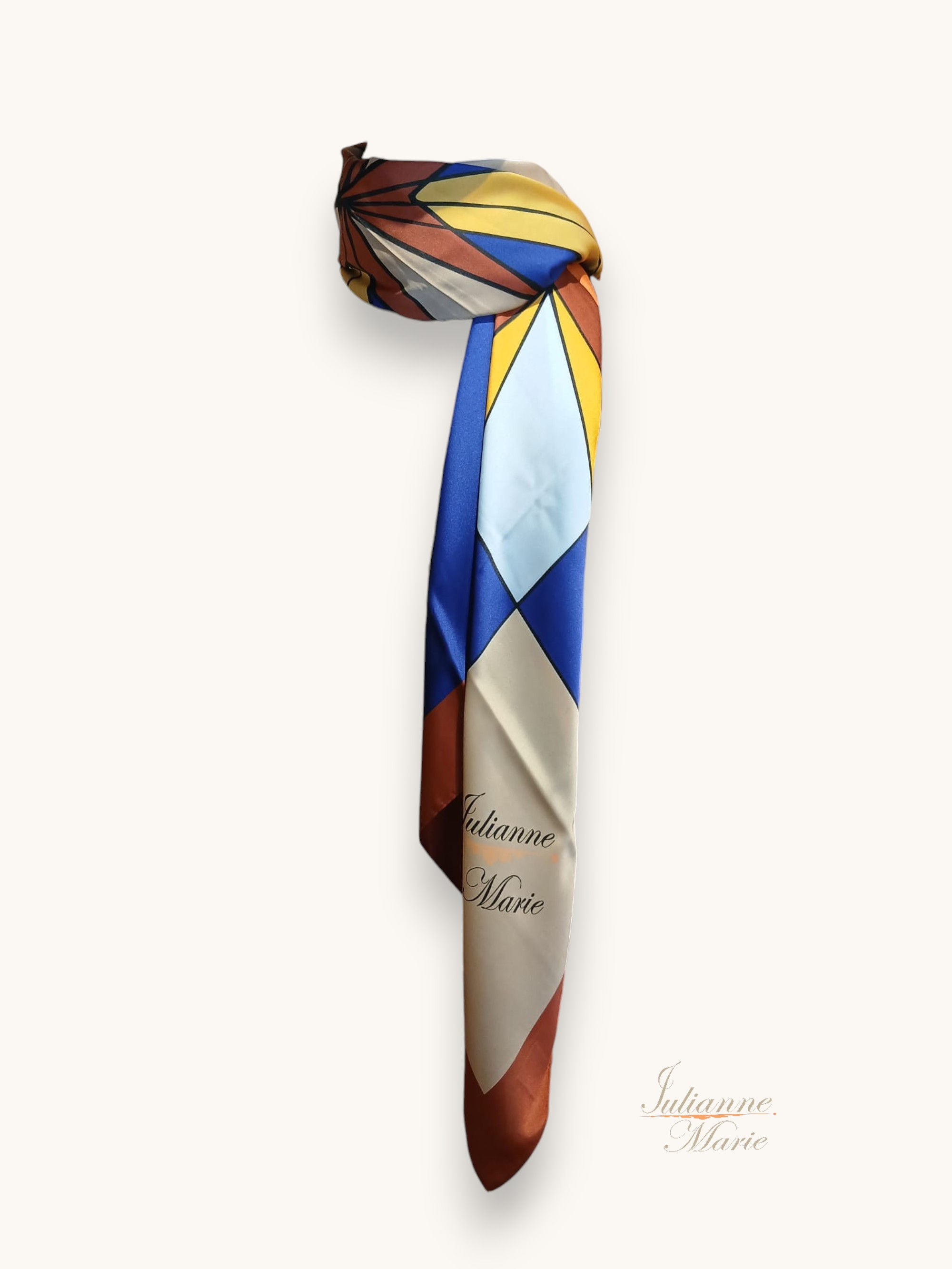 The Geometric Maltese cross scarf