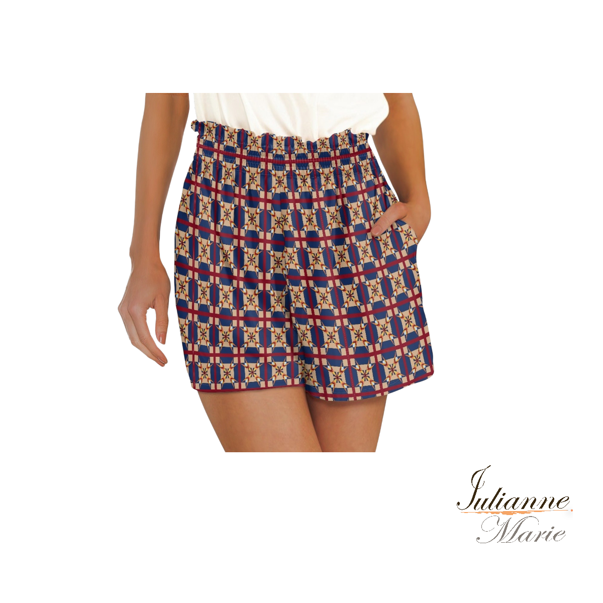 The Maltese cross cubist shorts