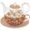 Küçük resim: Fleurs Des Reves Porselen Çaydanlık ve Fincan Seti