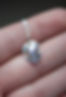 Silver cat nose necklace