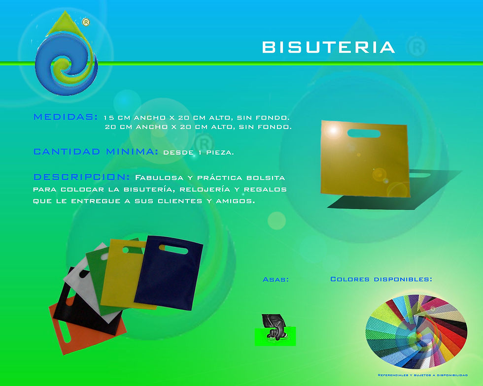 Bolsa Ecológica modelo Bisuteria