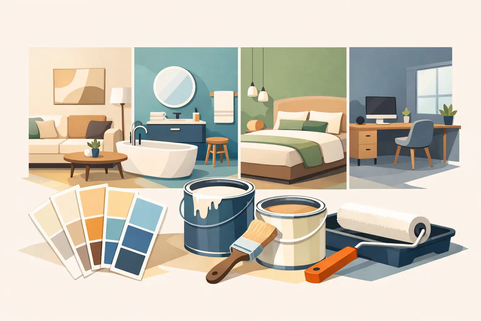 Best Interior Paint Finish Options for Every Room