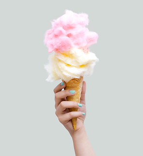 Cotton Candy Cone