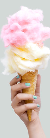 Cotton Candy Cone
