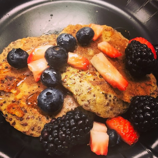 Red Quinoa Pancakes