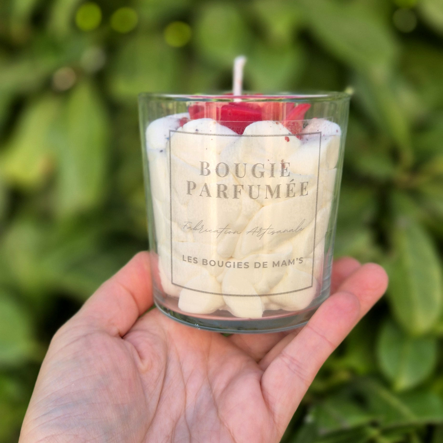 Bougie Chantilly XL Rouge