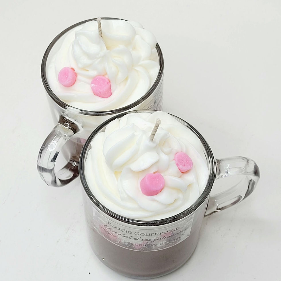 Miniature : Bougie Mug chocolat et ses guimauves 