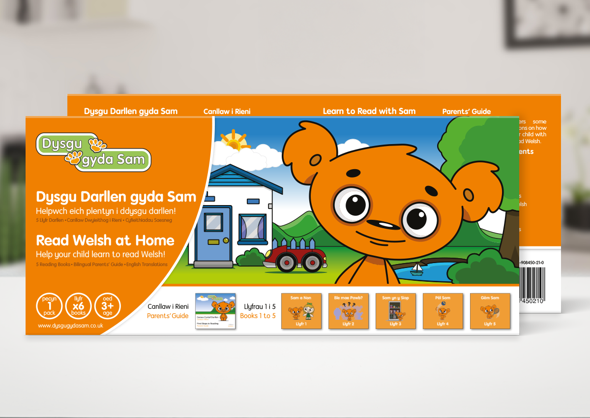 Dysgu Darllen gyda Sam - Pecyn 1