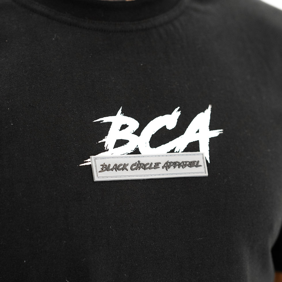 Thumbnail: Black Circle Apparel Black Essential T-shirt