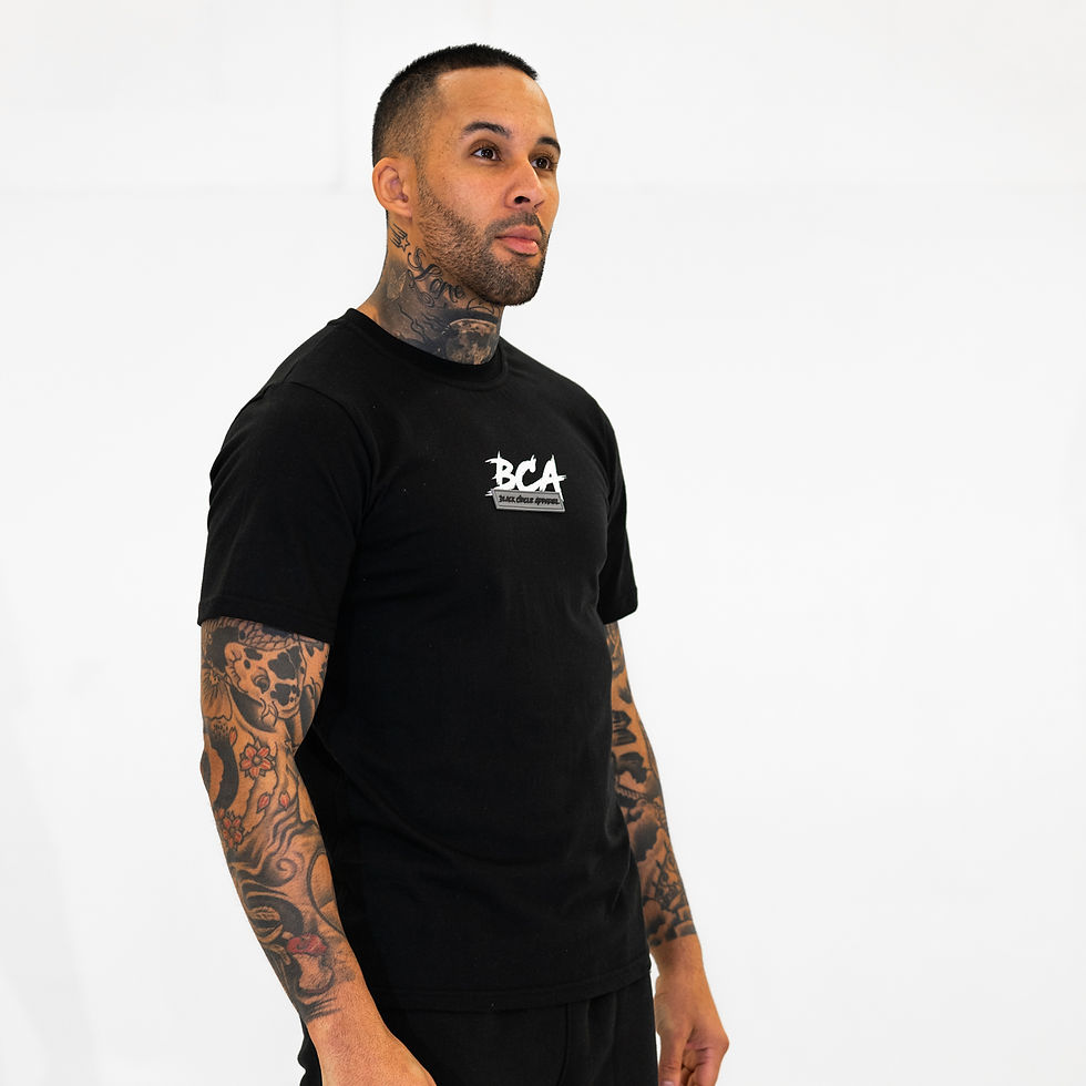 Thumbnail: Black Circle Apparel Black Essential T-shirt
