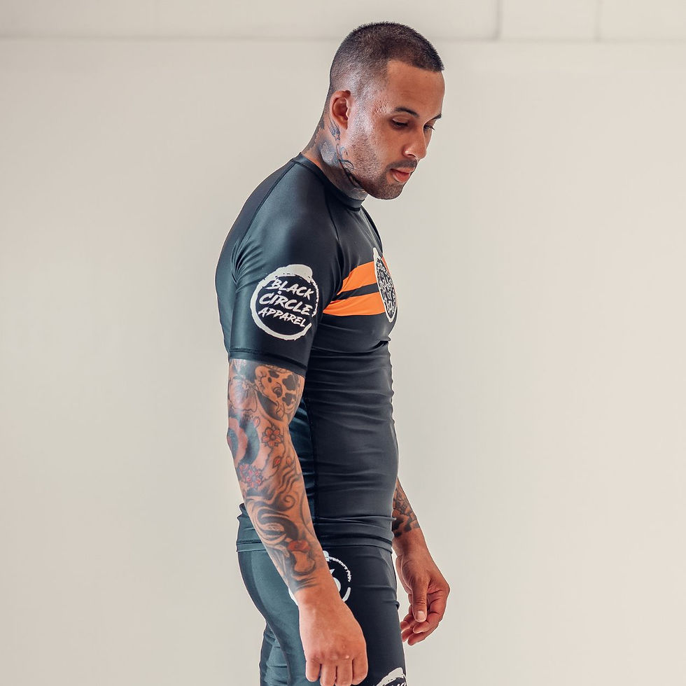 Thumbnail: Black Orange Rashguard Limited Edition