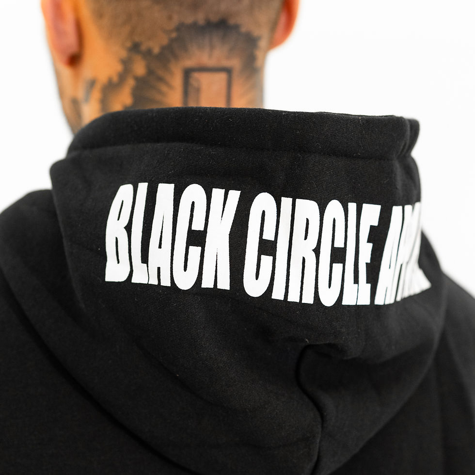 Thumbnail: Black Circle Apparel Black Hoodie