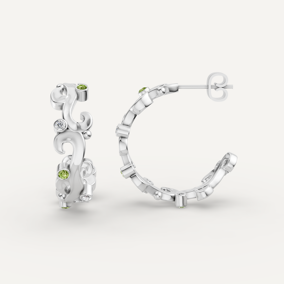 Thumbnail: Acanthia Hoop Earrings