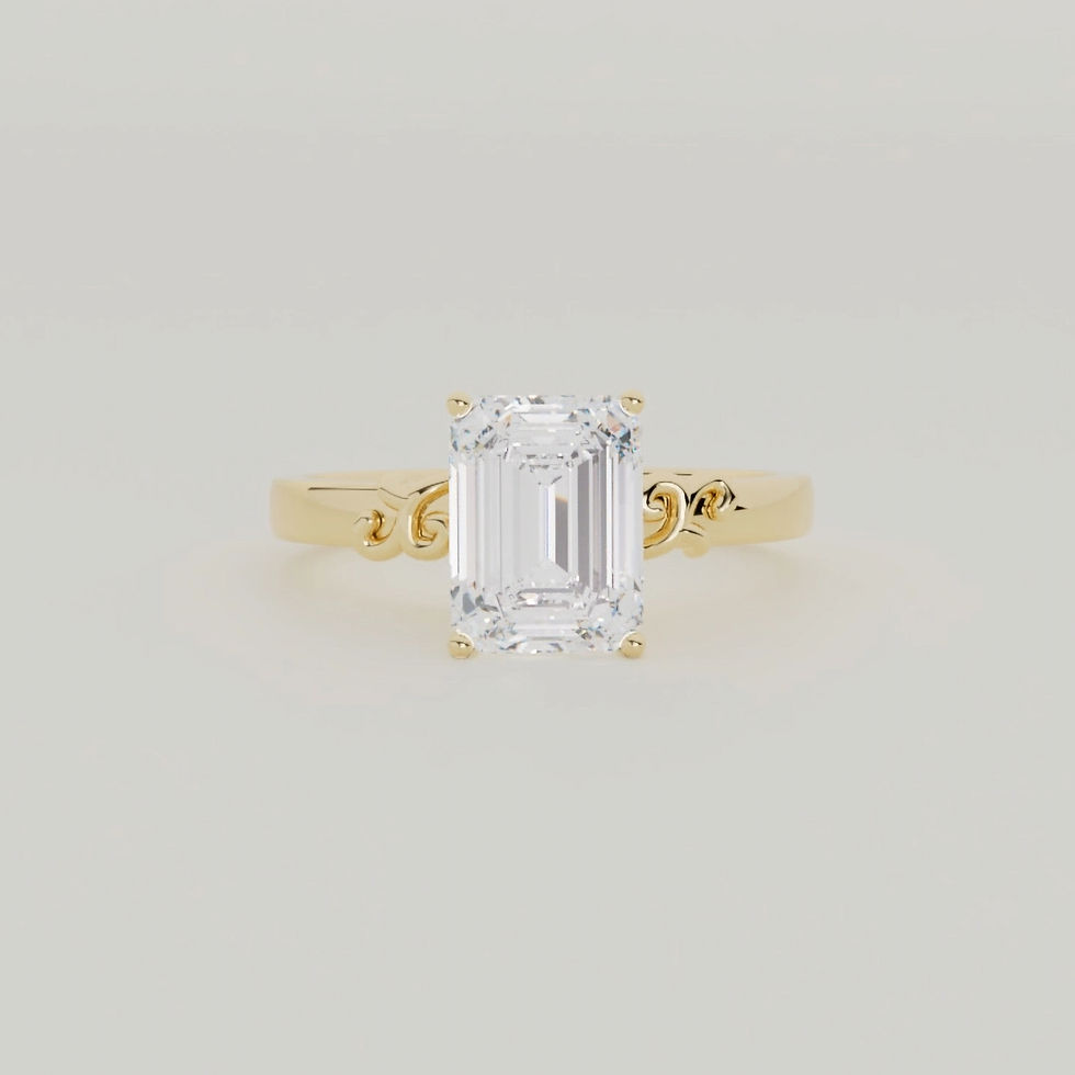 Eternal Emerald Solitaire Ring