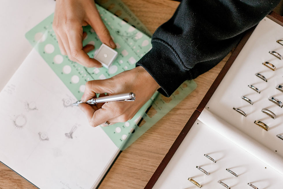 April Dace: Jewellery Designer and Goldsmith, Norfolk. Designing bespoke engagement and wedding rings.