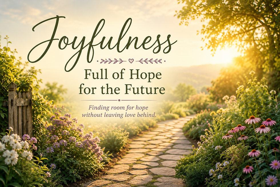 Joyfulness----Full of Hope for the Future