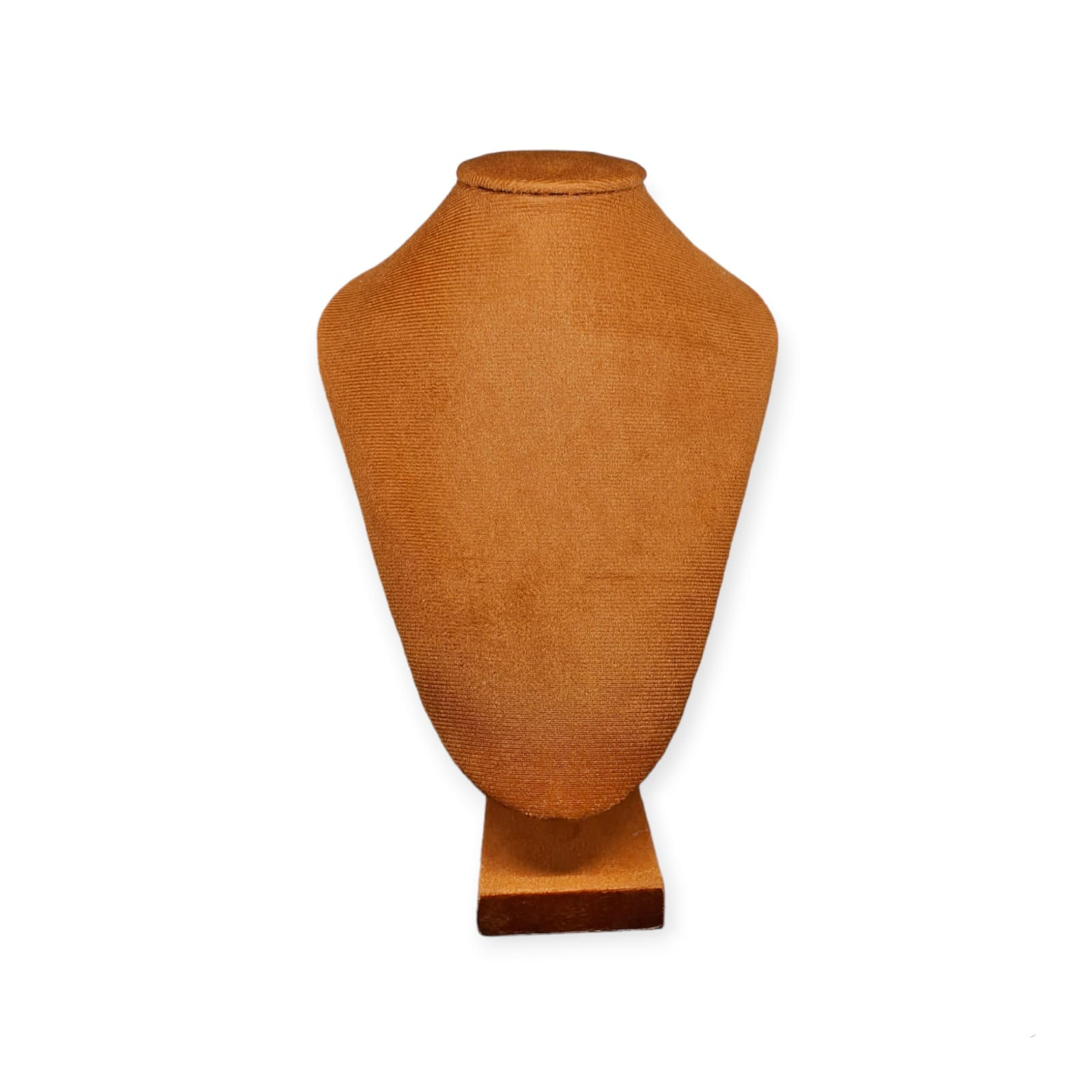 EXPOSITOR DE TECIDO PARA CORDÃO BUSTO MEDIO TERRACOTA