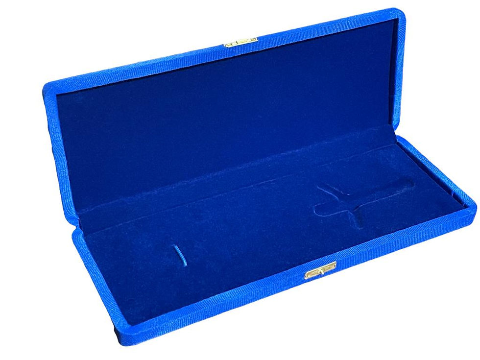 ESTOJO PARA ESPADA 28X10  AZUL ROYAL
