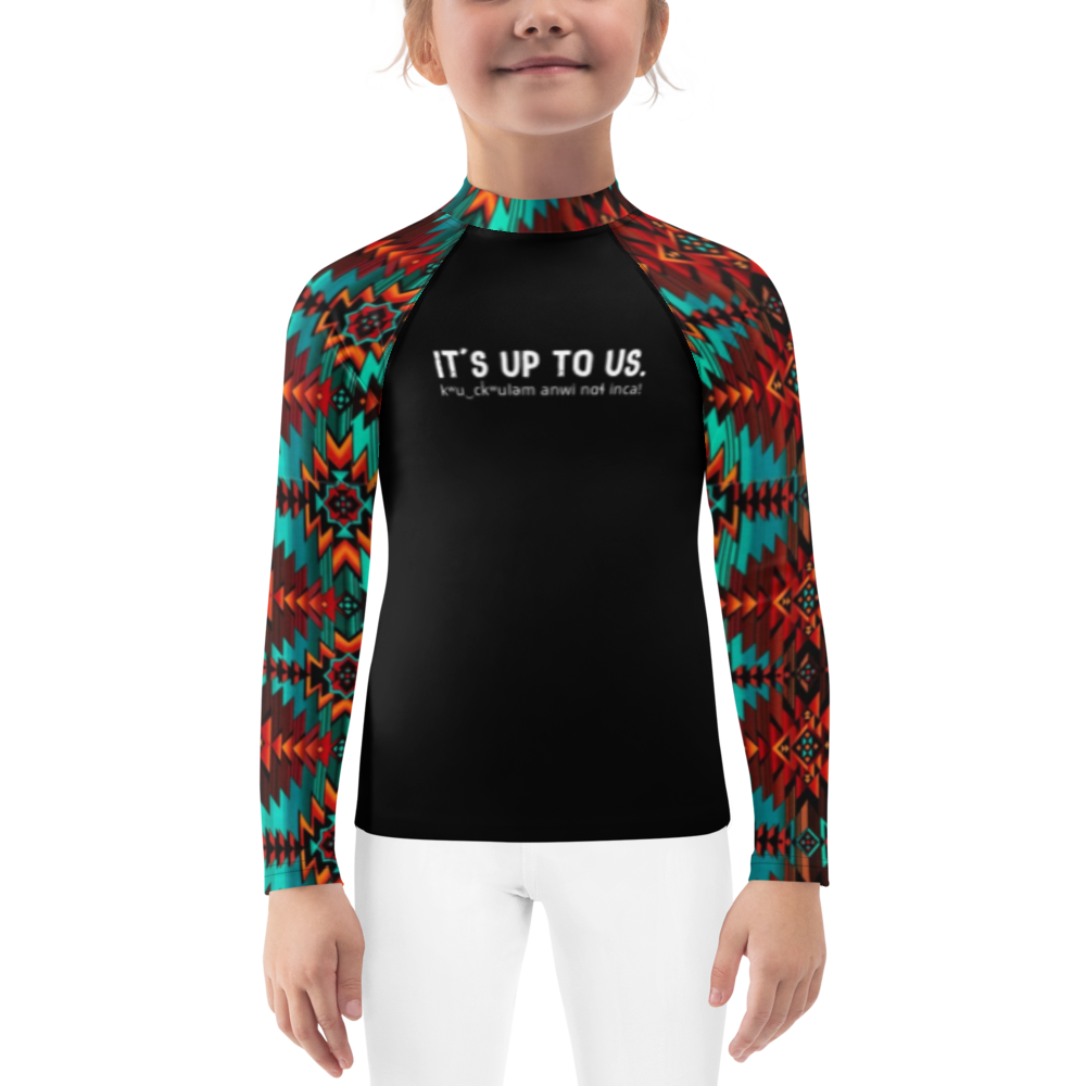 It's Up To Us- Kids Unisex Athletic Longsleeve