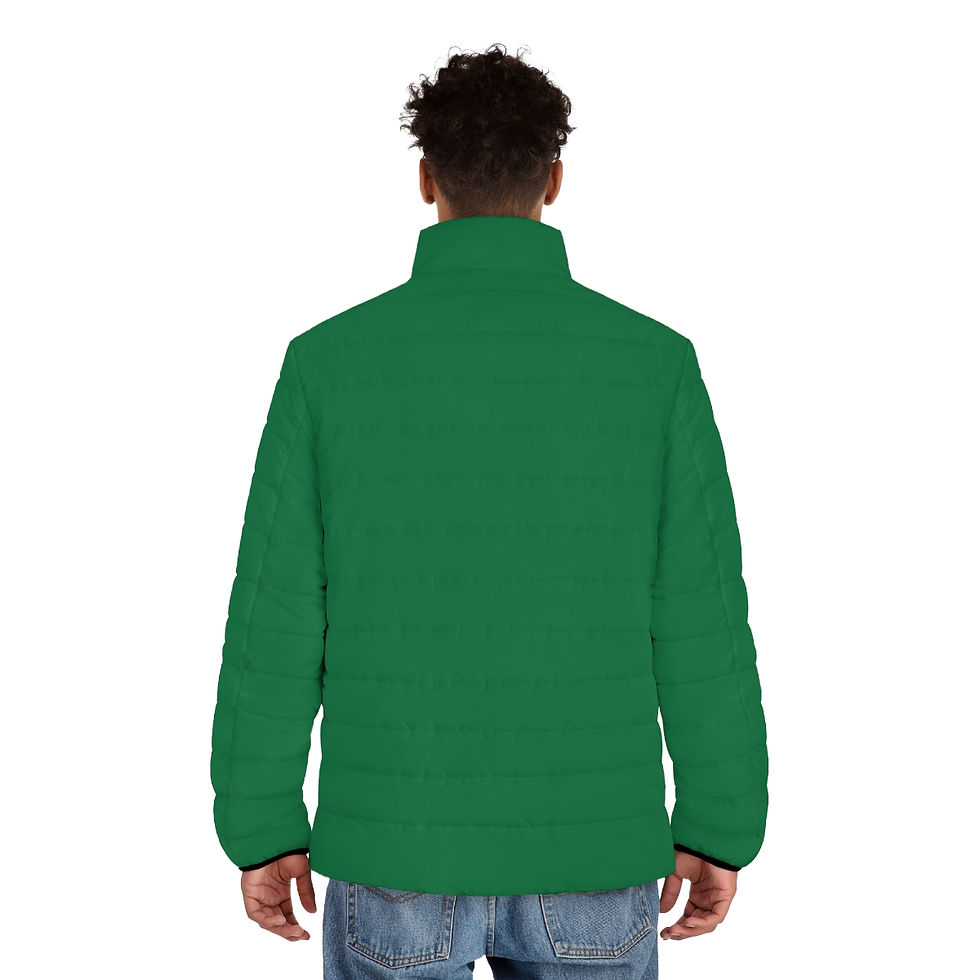 Thumbnail: Dream World Men's Puffer Jacket (AOP)