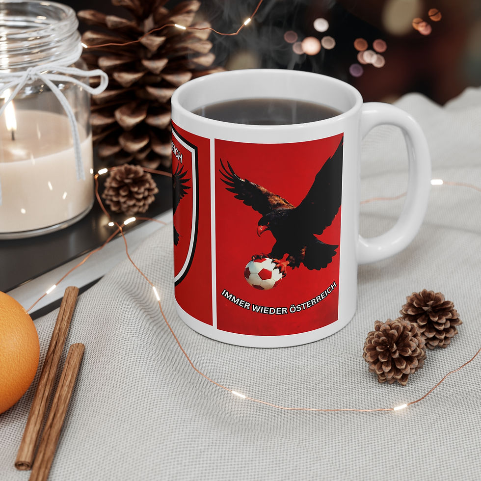 Miniaturbild: Diese Keramiktasse TEAM ÖSTERREICH bringt WM Atmosphäre in den Alltag.