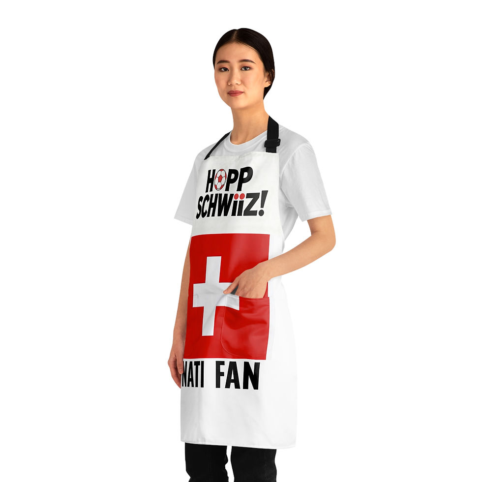 Miniaturbild: Die einzigartige Küchenschürze HOPP SCHWIIZ - Damit zeigst Du sofort, für wen Dein Herz schlägt!