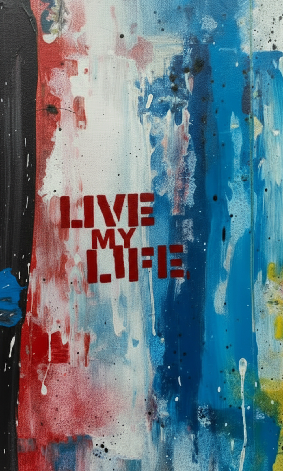 Die Couchdecke LIVE MY LIFE ist perfekt für unabhängige und selbstbewusste Menschen, die gegen den Strom schwimmen.