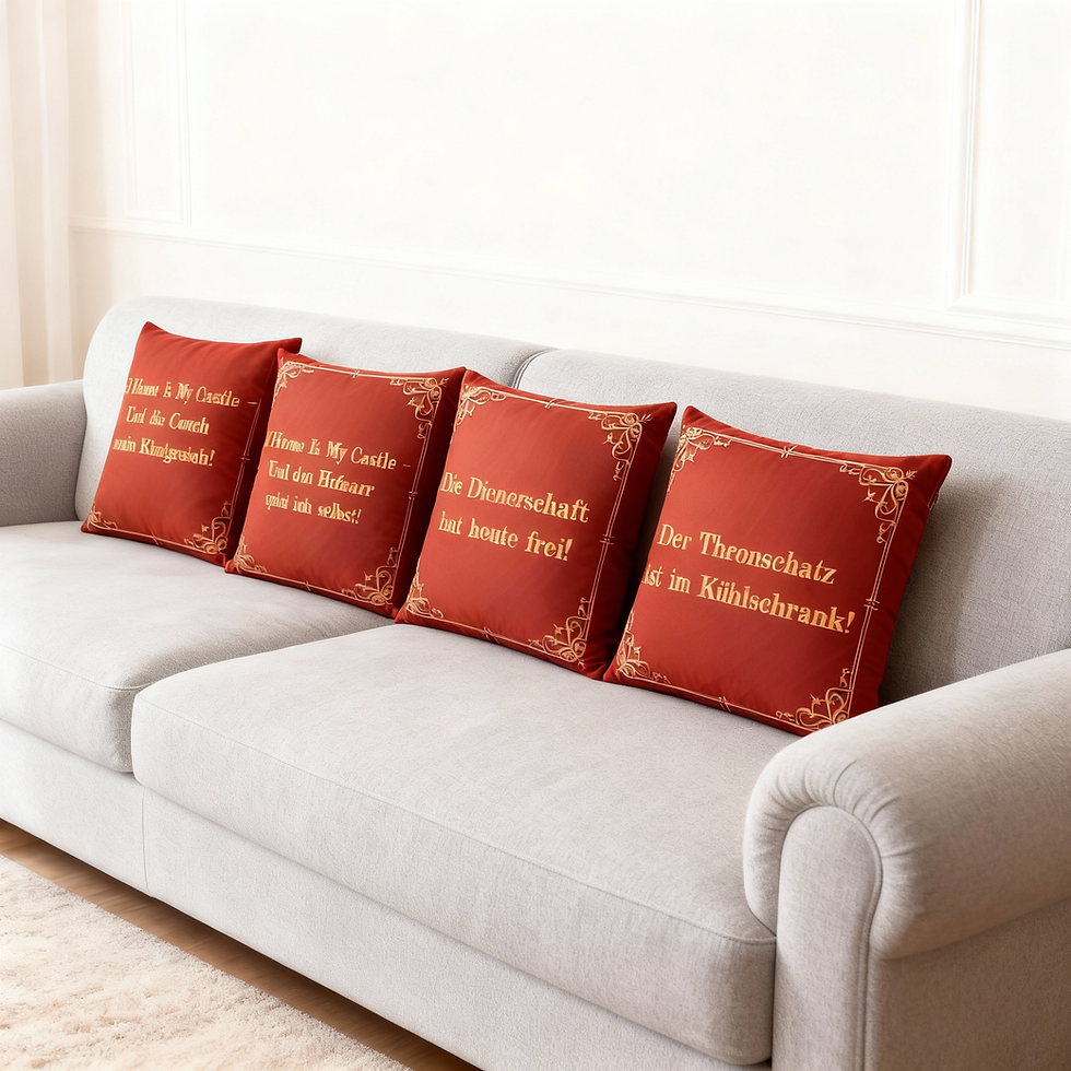 Die Couchkissen aus der Edition My Home Is My Castle