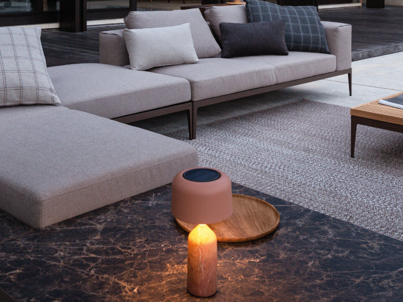 Thumbnail: Gloster Ambient Pebble Outdoor Lamp