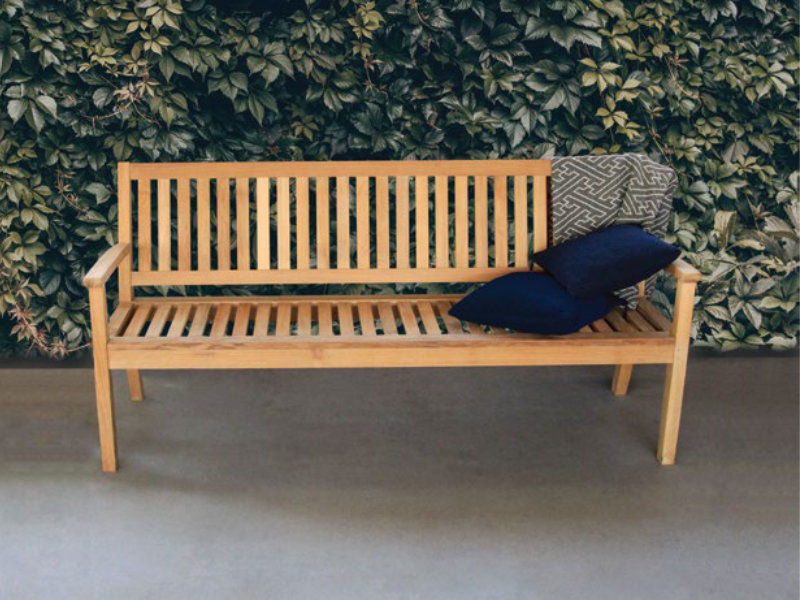 Thumbnail: Corsica 6ft Teak Arm Bench