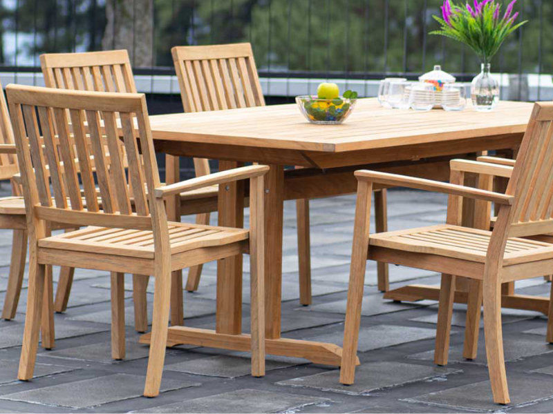 Thumbnail: Corsica Teak Dining Arm Chair