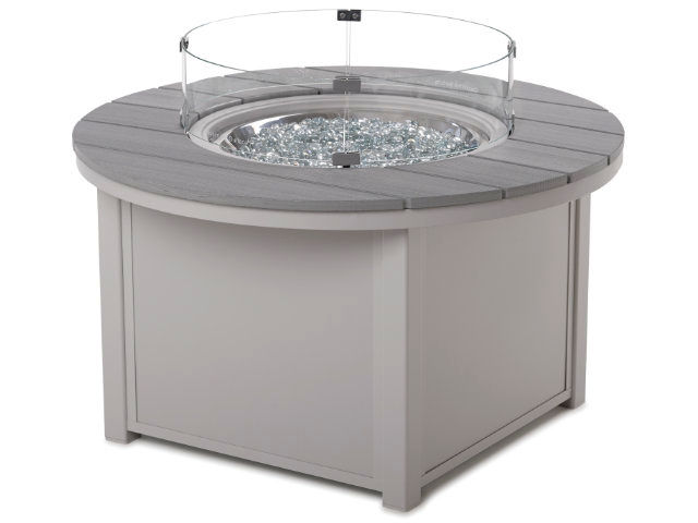 Thumbnail: Telescope Casual 42in Round Rustic Top Fire Table