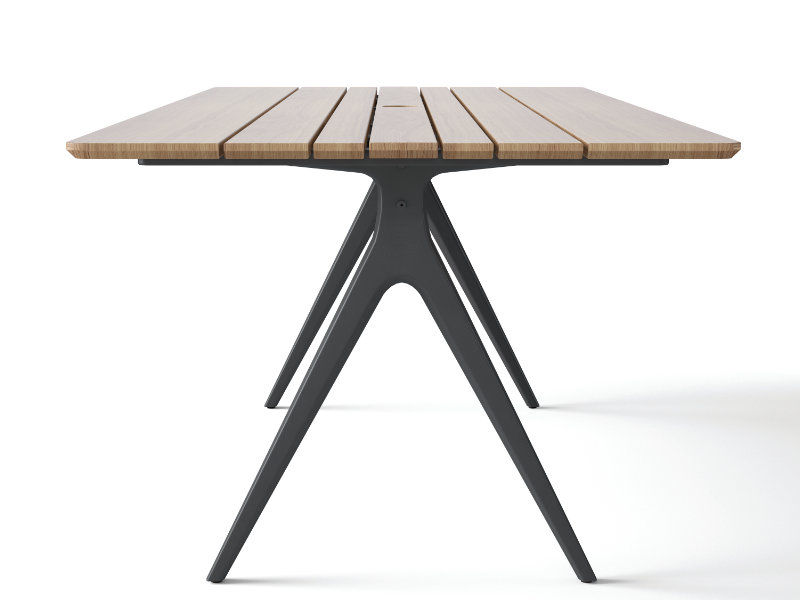 Thumbnail: Gloster Split Table + Sway Chairs