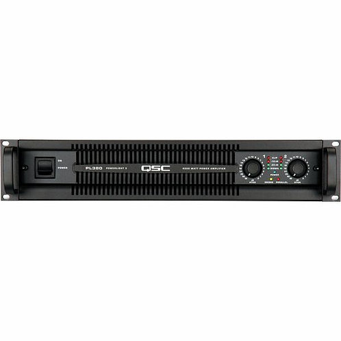 QSC PLM 380 power amps subs