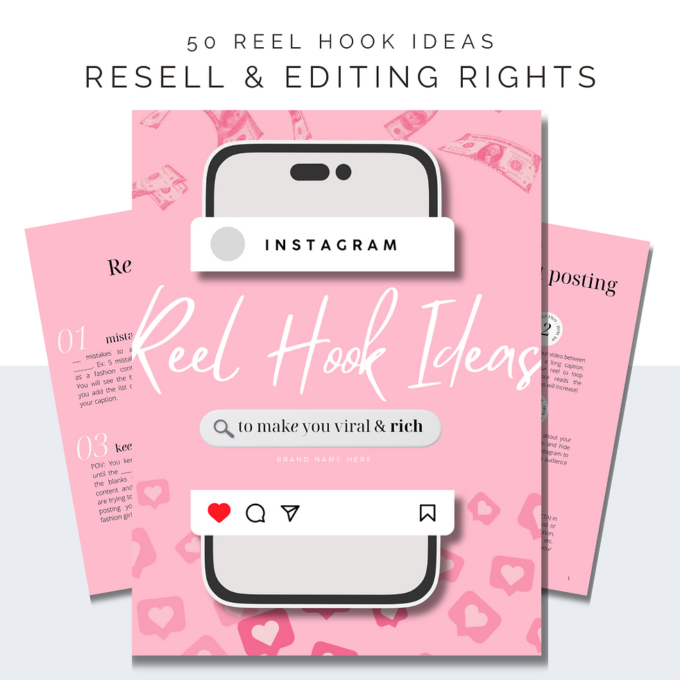 Thumbnail: 50 IG Reel Hook Ideas To Make You Viral & Rich