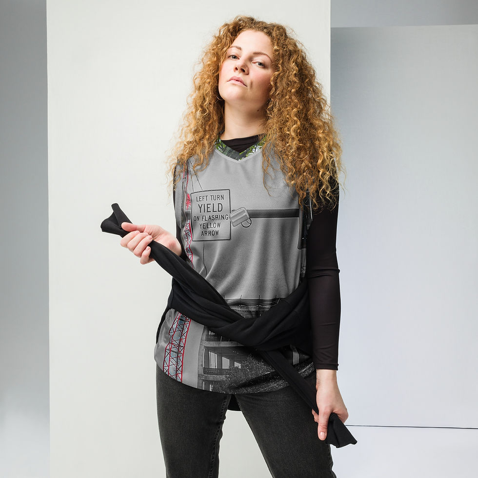 Thumbnail: Recycled unisex basketball jersey