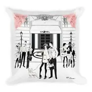 chanel pillow french bulldog 