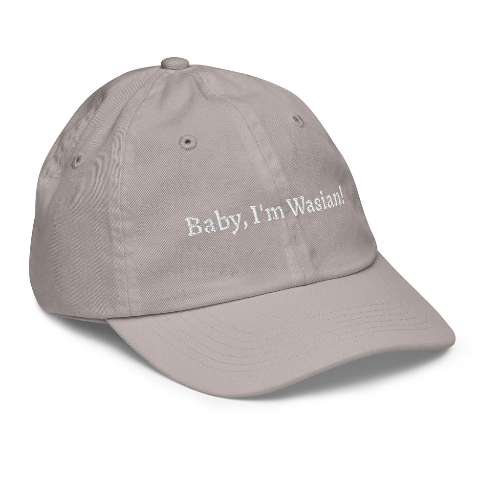 Thumbnail: Baby, I'm Wasian! Youth Baseball Cap