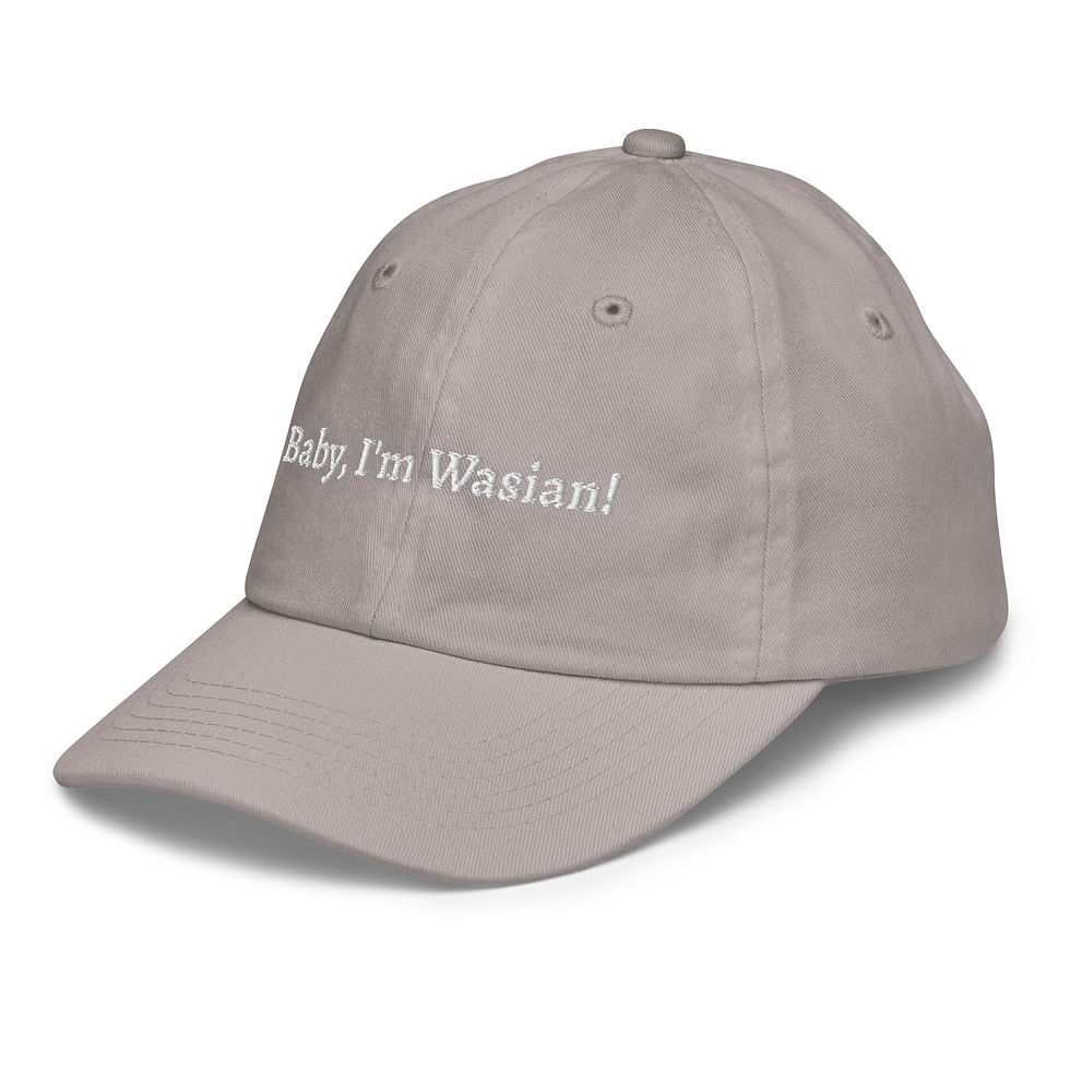 Thumbnail: Baby, I'm Wasian! Youth Baseball Cap