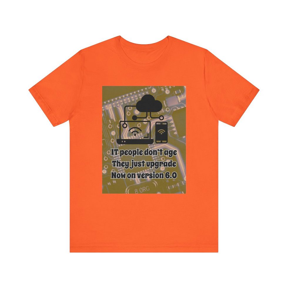 Thumbnail: IT people don't age Funny Custom T-shirt - several colors
