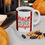 Thumbnail: Funny and Festive 11 oz Sip & Cheer Christmas Coffee Mug - gift for him or her